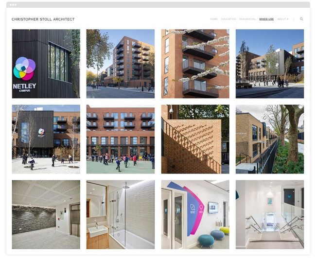 Christopher Stoll Architecture Portfolio Website