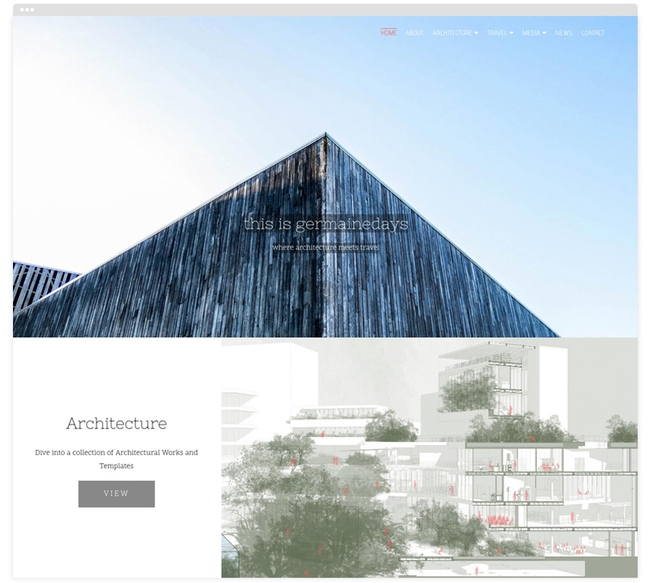 Germaine Architecture Portfolio Website
