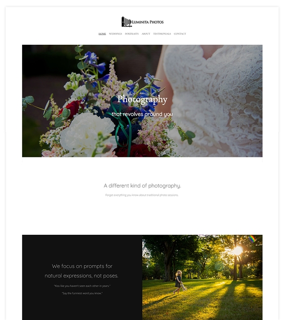 Luminita Photos's Wedding and Portrait Photography Site