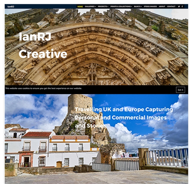IanRJ Creative's Stock Image Website