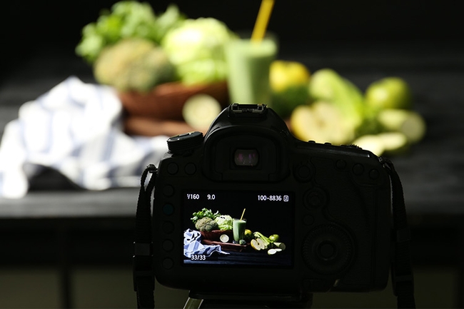 Camera angles for food photography