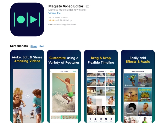 Magisto video editor - our choice of video app
