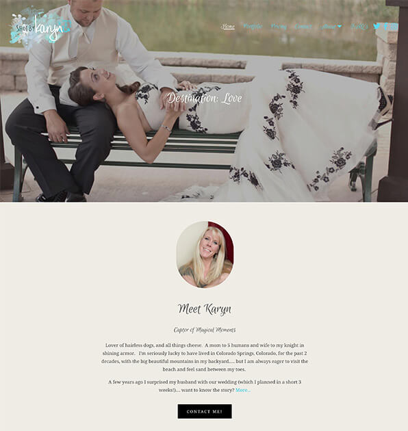 Karyn Portfolio Website Examples
