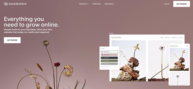 Squarespace, top rated website builder
