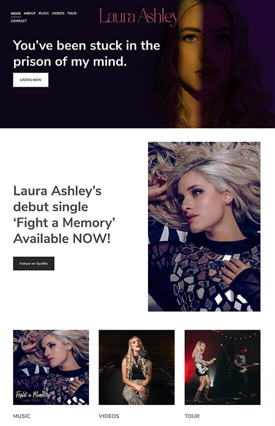 Laura Ashley Portfolio Website Examples