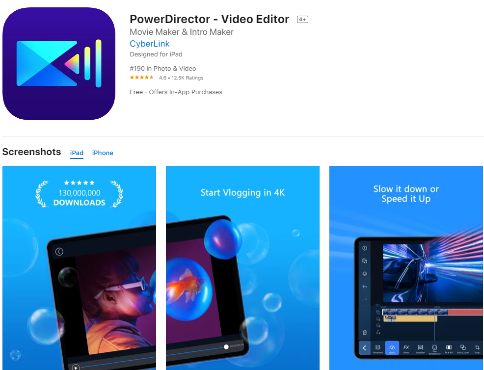 PowerDirector - our choice of advanced video editing tool