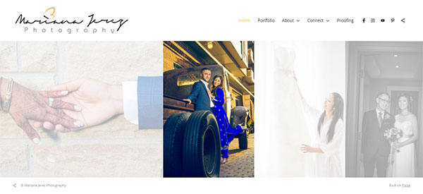 Mariana Jerez Portfolio Website Examples