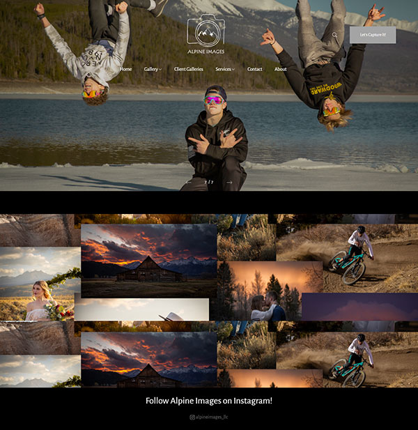  Zach Bertrand - Photography website built on Pixpa