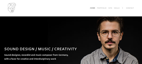Philippe Spankus - sound designer portfolio website - Pixpa