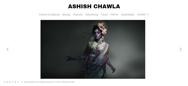 Ashish Chawla Portfolio Website Examples