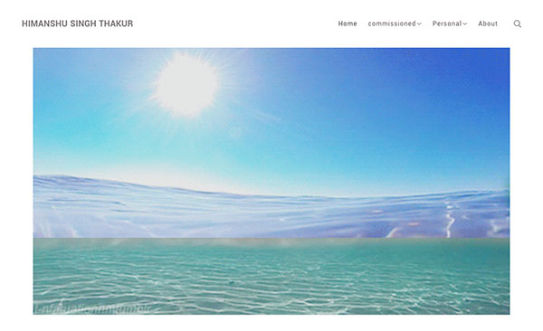 Himanshu Thakur Portfolio Website Examples