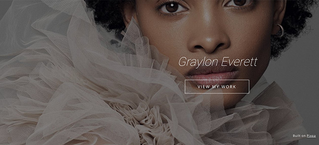 Graylon Everett Best Minimalist Website