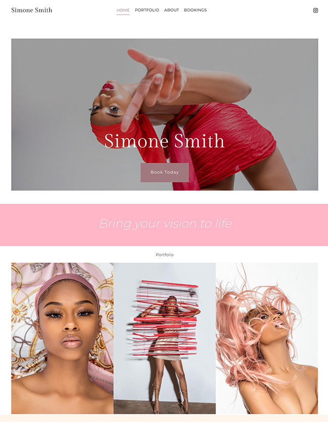 Simone Smith Best Minimalist Website