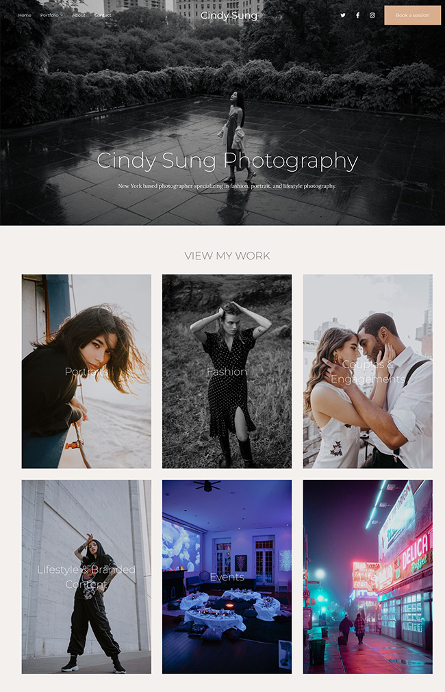 Cindy Sung - Fashion, Portrait, Lifestyle Photography Website