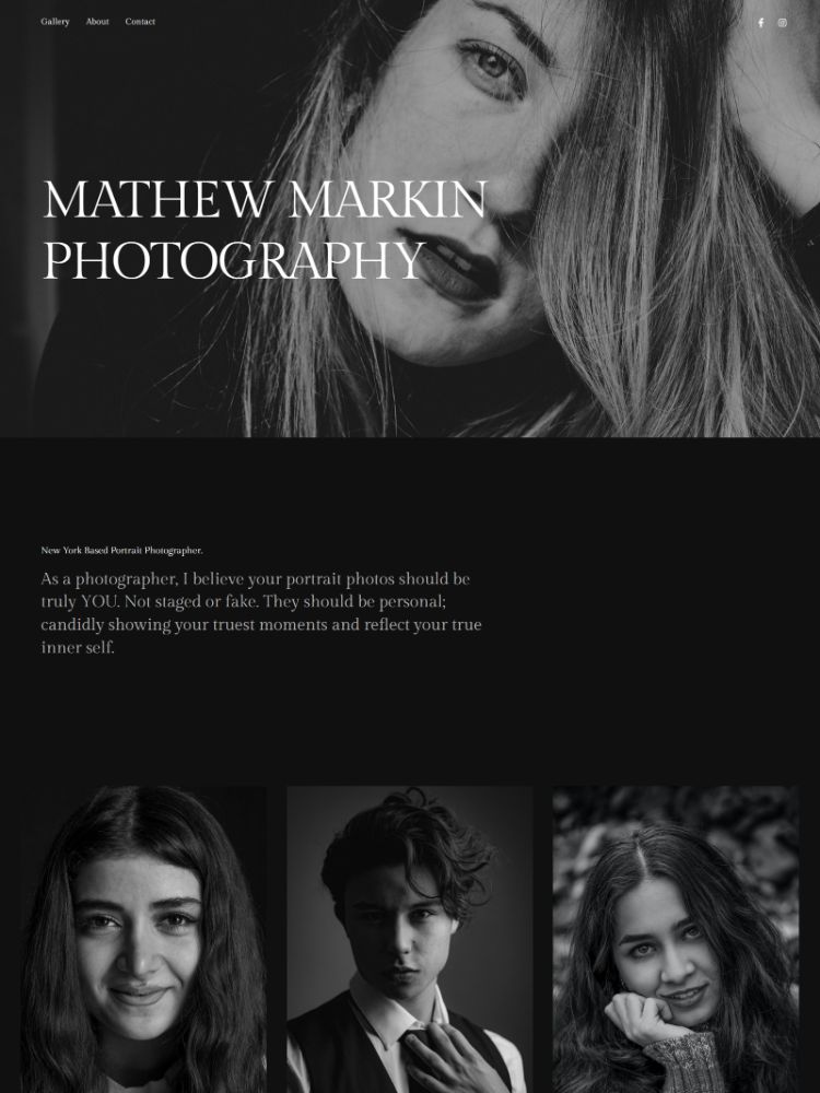 Auburn - Pixpa Wedding Portfolio Website Template