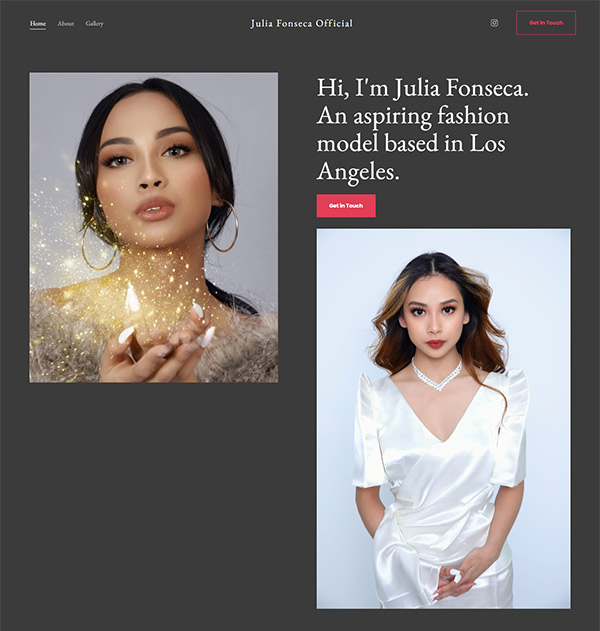 Julia Fonseca Portfolio Website Examples