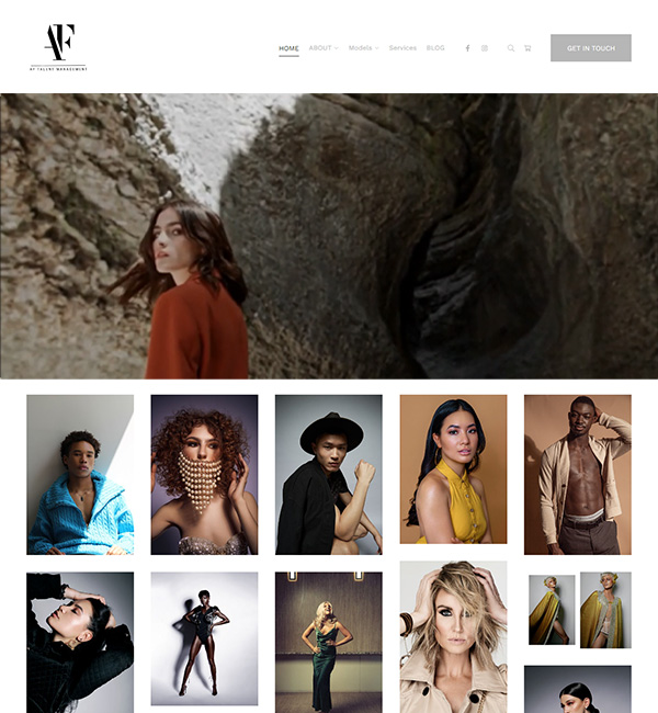 Affirming Fashion Portfolio Website Examples